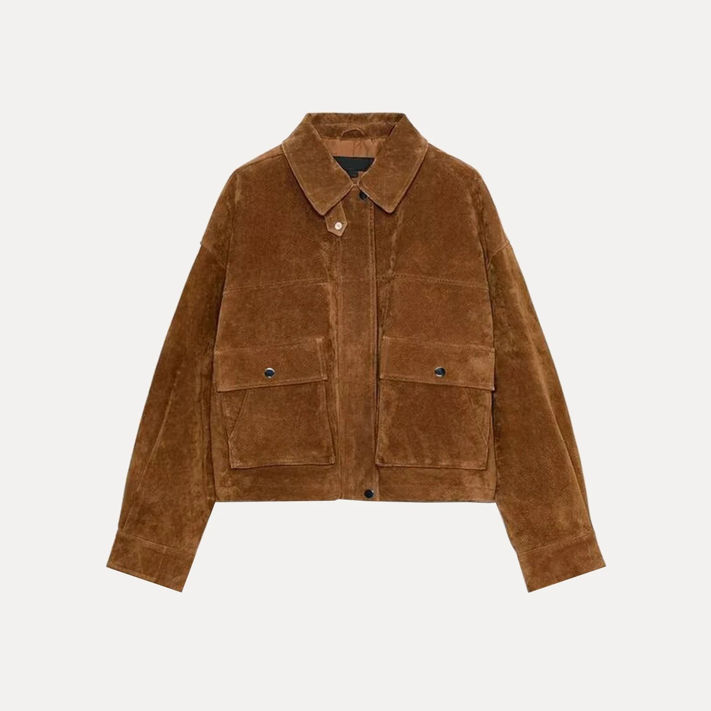 Chaqueta de Piloto de Cuero Puro para Mujer Z, Estilo, Corte Están, Chaqueta Corta, E y de Calidad