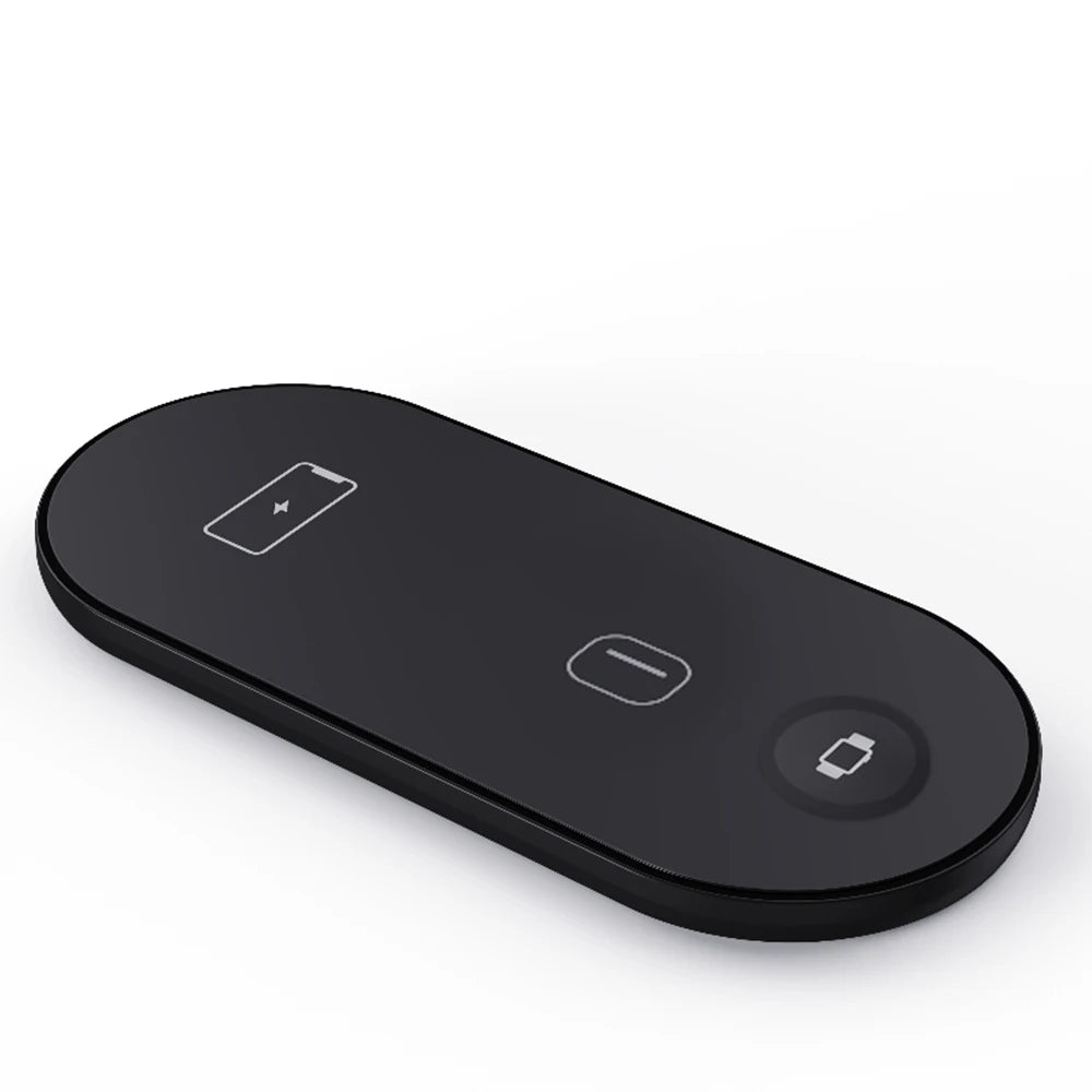 Cargador inalámbrico 3 en 1 de 30W para iPhone 15 14 13 12 11 Pro Max 8 X Apple Watch 8 7 6 AirPods Estación de carga inalámbrica rápida