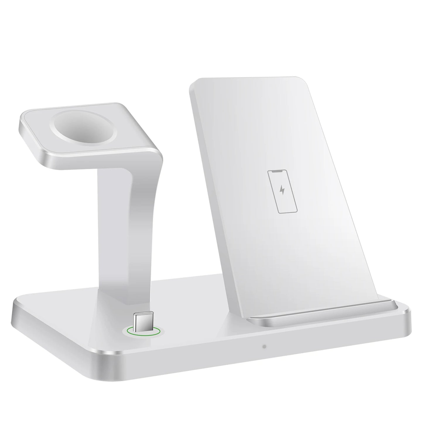Cargador inalámbrico 3 en 1 para iPhone 16, 15, 14, 13, 12 Pro Max, estación de carga rápida para iWatch 10, 9, 8, Airpods 3, soporte de inducción