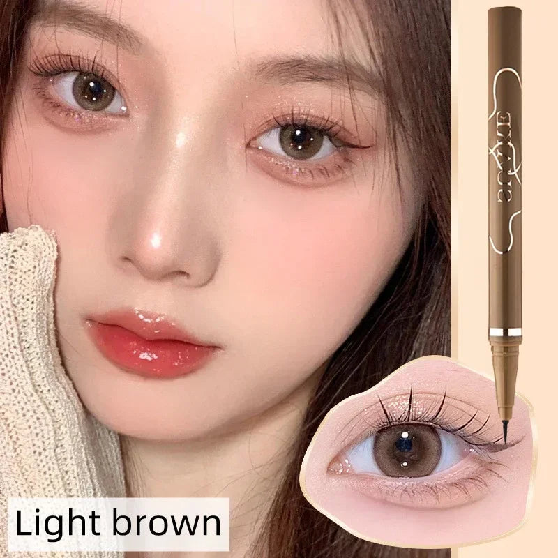 Christmas Gifts for Girls, Smooth and Very Fine Eyeliner Pencil, Long-Lasting Quick-Drying Waterproof Eyeliner Pencil, Suitable for Beginners