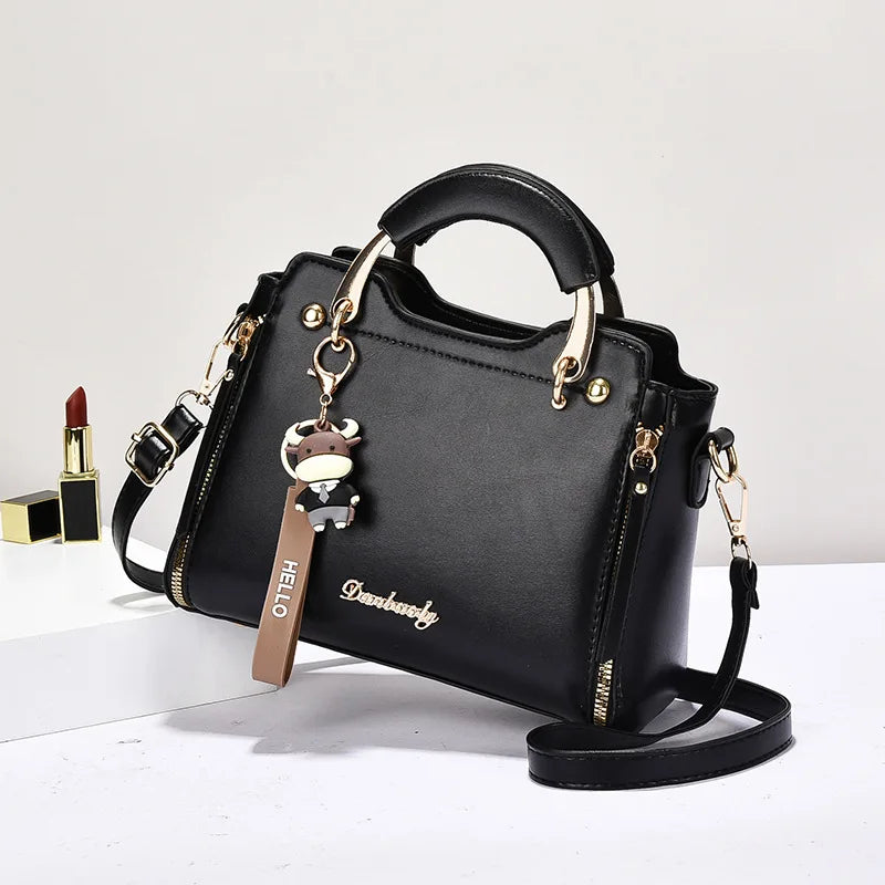 Nuevo bolso de mujer, bolsos de hombro a la moda, bolso para mujer, bolsos de cuero con monograma impreso, bolso cruzado de un solo hombro