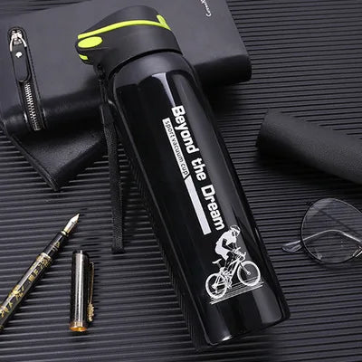 Botella de agua para bicicleta, hervidor para bicicleta de montaña, termo para ciclismo, taza de agua para mantener el calor, botella deportiva de 500ml, aleación de aluminio de 0,5l