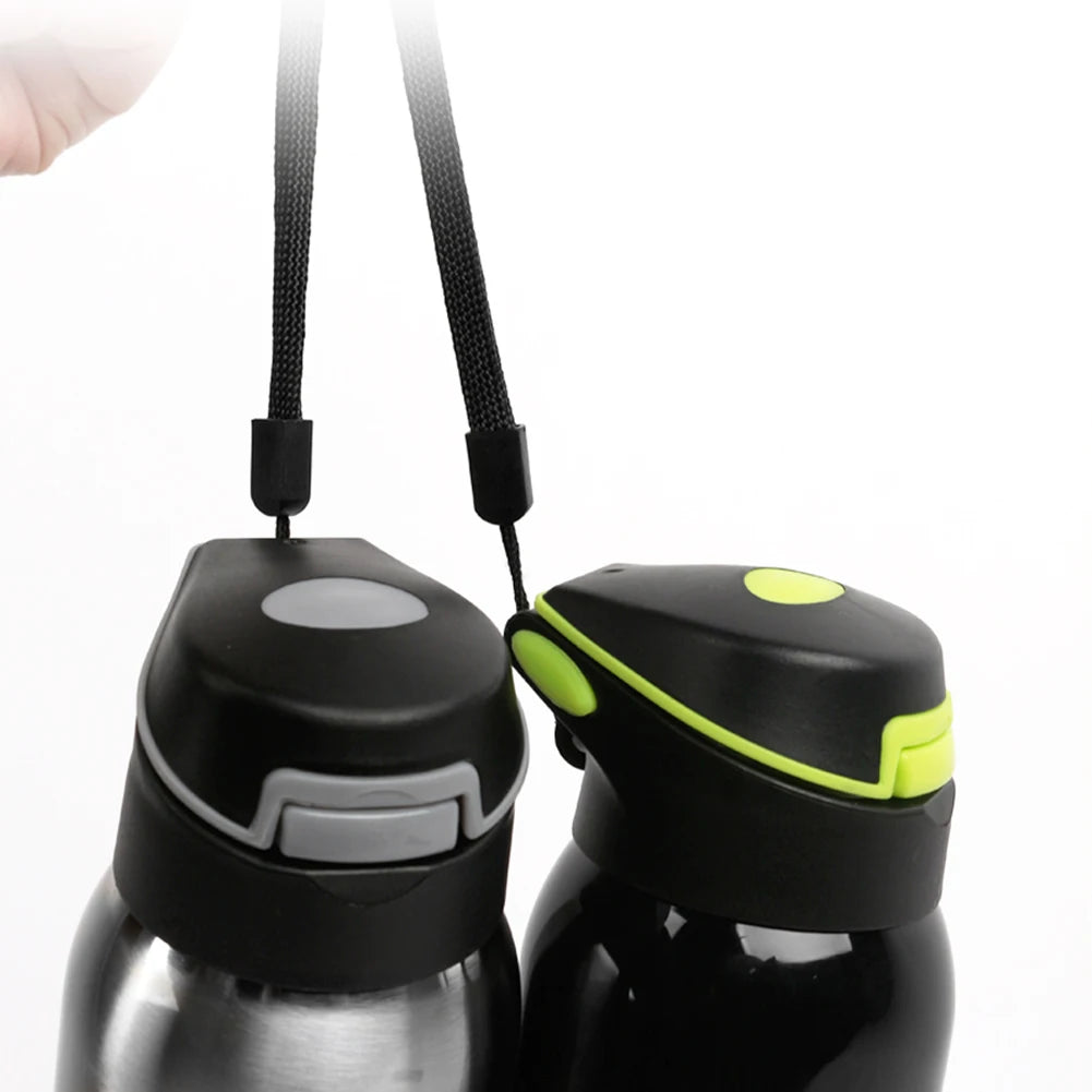 Botella de agua para bicicleta, hervidor para bicicleta de montaña, termo para ciclismo, taza de agua para mantener el calor, botella deportiva de 500ml, aleación de aluminio de 0,5l