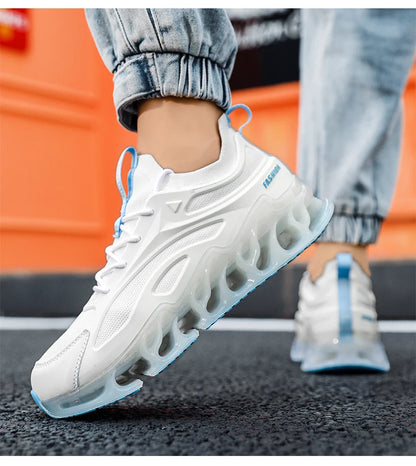 Luxury sports sneakers for women and men, casual training shoes, breathable, fashionable running loafers.