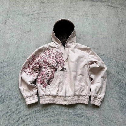 Y2K nueva versión coreana de estilo universitario Spice Girl cremallera Sudadera con capucha mujeres Harajuku Casual suelta polar grueso sudadera Punk Sudadera con capucha
