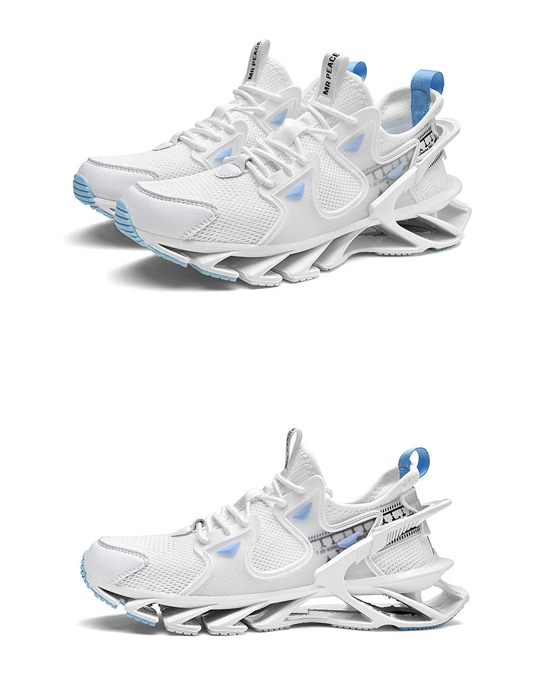 Luxury sports sneakers for women and men, casual training shoes, breathable, fashionable running loafers.