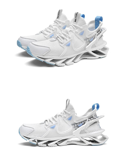 Luxury sports sneakers for women and men, casual training shoes, breathable, fashionable running loafers.