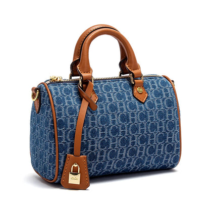 Women's Shoulder Bag, New Cowboy Spliced Pillow Bag, Women's Casual Party Handbag