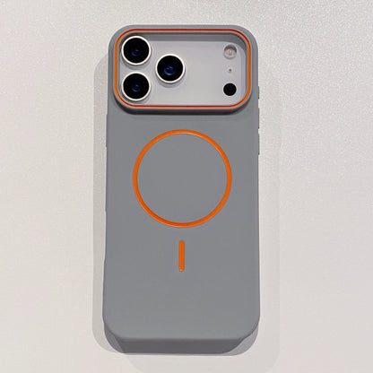 Funda de teléfono magnética ultrafina Simple para iPhone 11, 12, 13, 14, 15, 16 17 Pro Max 17 Air, funda de teléfono mate suave con carga inalámbrica