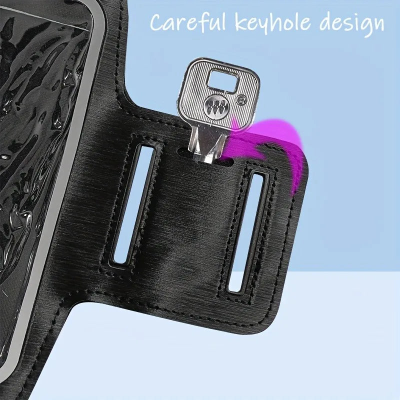 Universal Adjustable Cell Phone Armband, Running Cycling Phone Pouch for Walking Hiking Outdoor Accessories