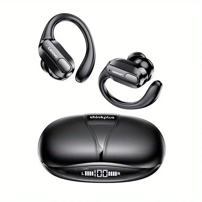 XT80 Wireless Bluetooth 5.3 Earbuds True Wireless Headphones with Mic Button Control Noise Reduction Ear Hooks Waterproof Headphones