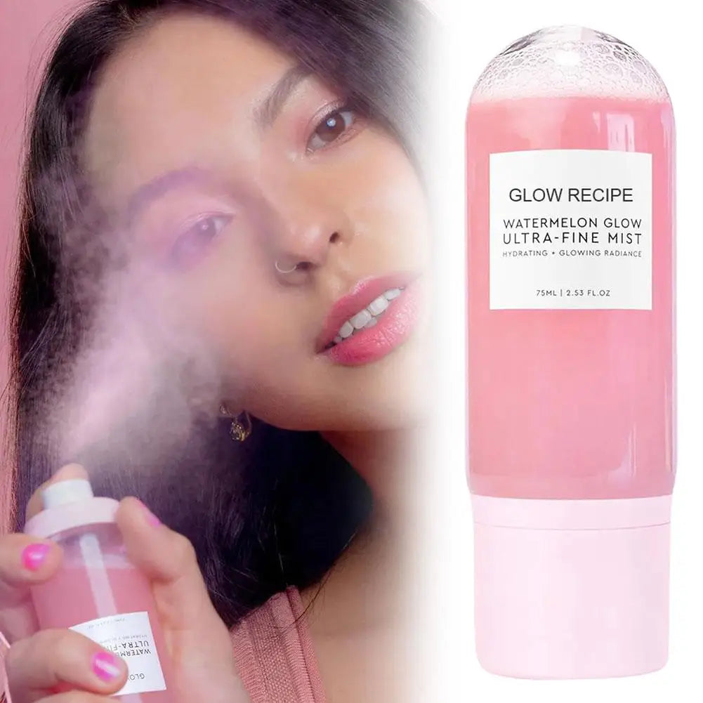 Watermelon Mist for Face, Facial Toner, Organic Fruit Essence, Hydrating Spray, Refreshing, Elasticizing, Pore-Reducing, Skin Care