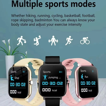 VIVO Smartwatch for Android and iPhone, 2.01-inch HD Screen, Answer and Make Calls, Message Preview, Sports Modes, Customizable Watch Face, Weather Forecast