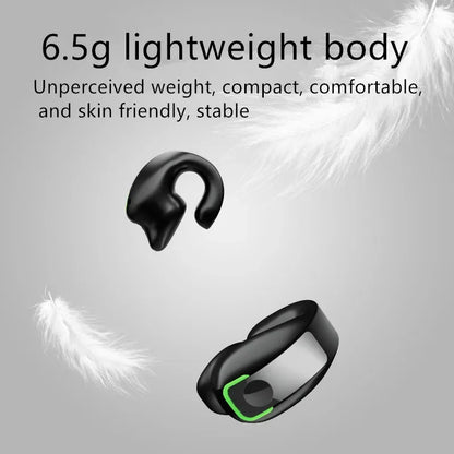 Auriculares con Clip inalámbrico Bluetooth, Auriculares de conducción ósea, Auriculares TWS de alta calidad, Auriculares deportivos con cancelación de ruido y micrófono