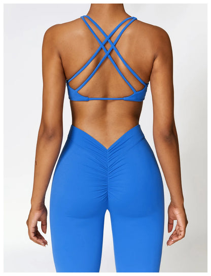 Women's V-shaped Yoga Pants, Flared Leggings, High-Waisted Wide-Leg Pants, Sports Flared Pants for Gym and Fitness, Dance Pants.