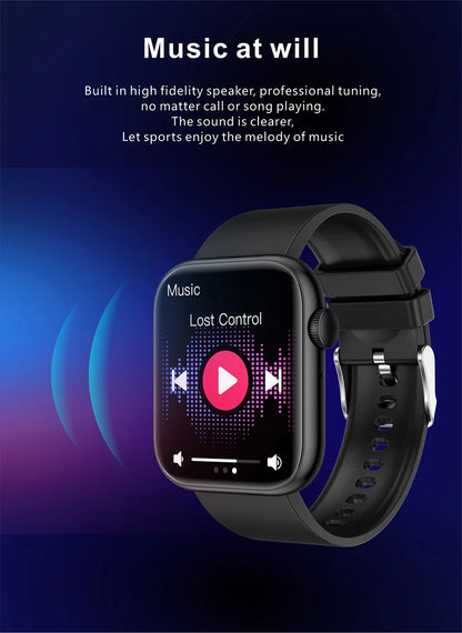 Reloj inteligente LIGE para Mujer, pantalla completamente táctil, llamada Bluetooth, relojes impermeables, rastreador deportivo de Fitness, Reloj inteligente para Mujer