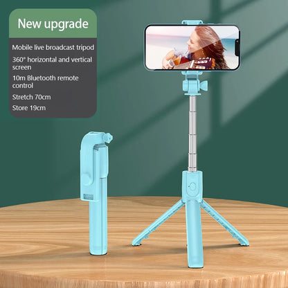 H1 Wireless Bluetooth Selfie Stick Tripod Monopod Phone Holder for Outdoor Travel 3 in 1