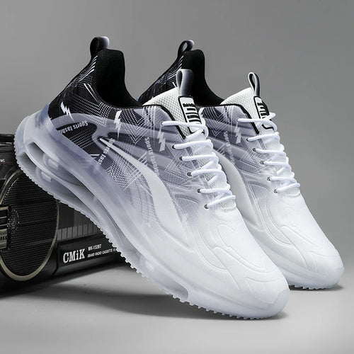 Zapatillas de baloncesto de moda para mujer y hombre, con amortiguación de aire, cómodas y antideslizantes, transpirables y que absorben los golpes, adecuadas para actividades al aire libre.