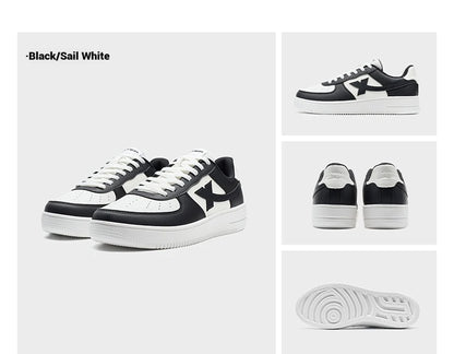 Xtep zapatos de skate para Mujer y hombres moda estilo callejero moda baja suela gruesa durabilidad cómodo zapato.