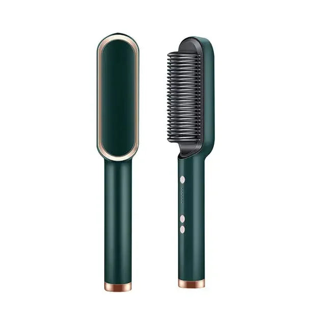 Plancha de pelo multifuncional para el cuidado Personal, alisador de pelo profesional de calentamiento rápido, peine caliente eléctrico