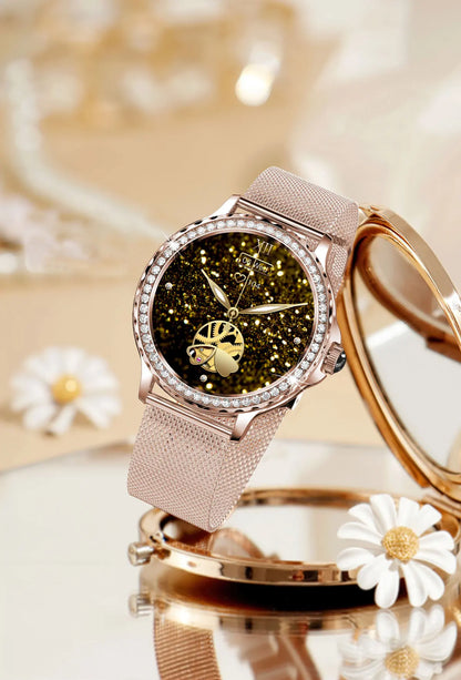Reloj inteligente de moda para mujer NX19 llamada bluetooth pulsera deportiva inteligente IP68 reloj impermeable con diamantes