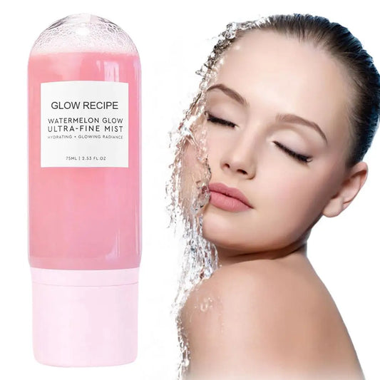 Watermelon Mist for Face, Facial Toner, Organic Fruit Essence, Hydrating Spray, Refreshing, Elasticizing, Pore-Reducing, Skin Care