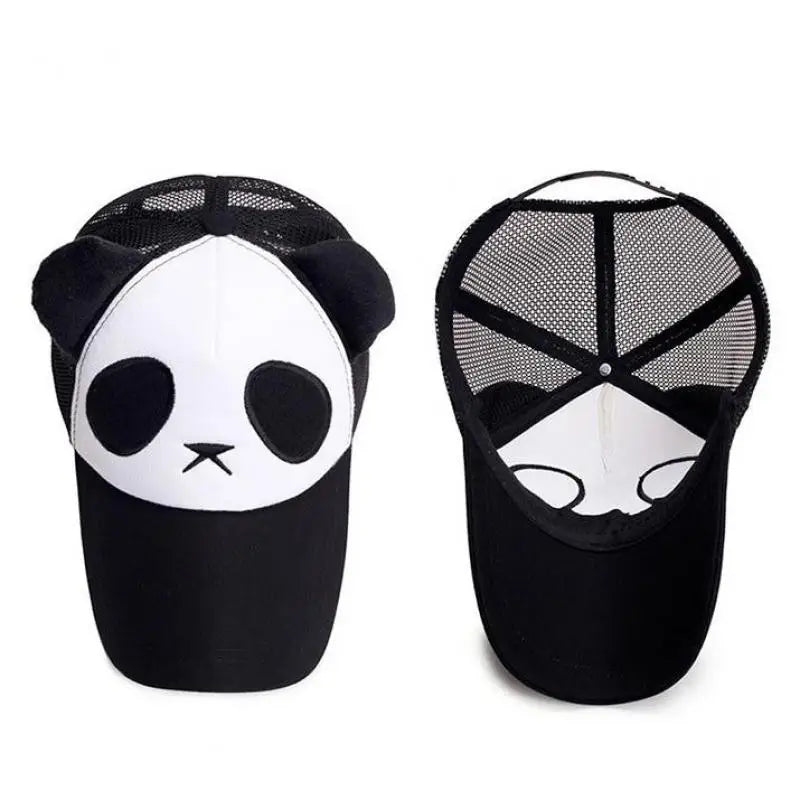 Gorras de béisbol de Panda bonitas de verano para hombres y mujeres, Gorras Snapback de algodón de Hip Hop, protección solar para niños y niñas, Gorras para exteriores, triangulación de envíos