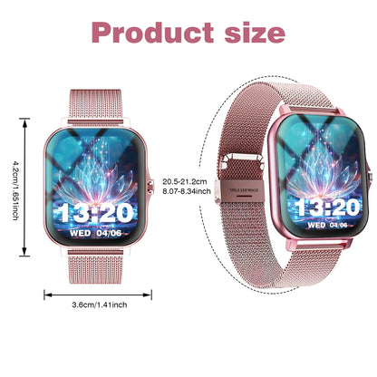 Reloj inteligente Reloj inteligente deportivo multifuncional, llamadas inalámbricas, esferas de reloj personalizadas, control de música