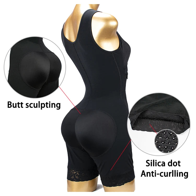 Body Shaper Faja Body corsé Top Bustier fajas colombianas originales modelado posparto adelgazante Shapewear ropa interior de mujer