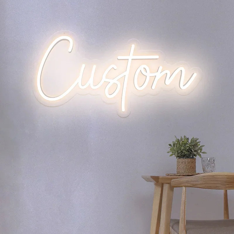 Custom LED Neon Sign, Personalized Name Sign, Wedding Decor for Store, Business, Wall, Room, Personalized Neon Gift for Kids