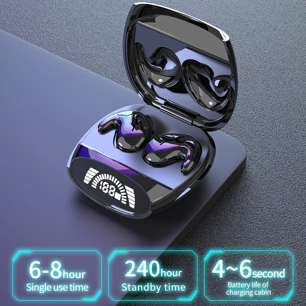 Invisible Mini Sleep Earbuds, Small Hidden Headphones, Bluetooth 5.3 Earbuds, TWS Stereo Sports Wireless Noise Canceling Headphones