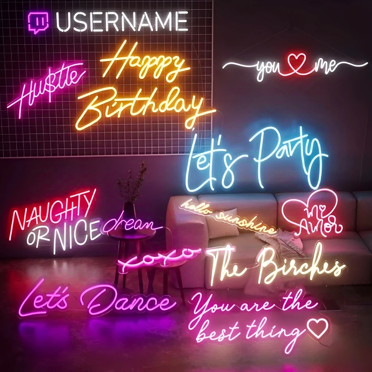 Custom LED Neon Sign, Personalized Name Sign, Wedding Decor for Store, Business, Wall, Room, Personalized Neon Gift for Kids