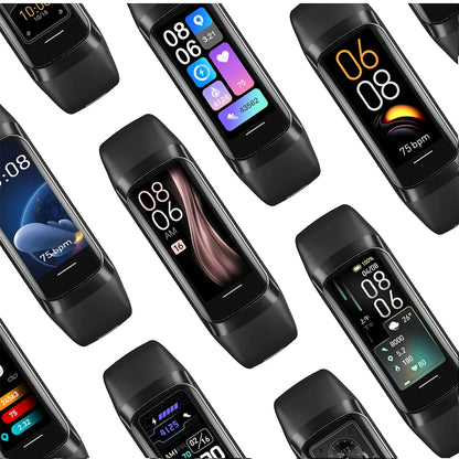 Reloj inteligente AMOLED con Monitor de temperatura corporal, reloj deportivo resistente al agua hasta 3ATM, correa de reloj inteligente para hombres y mujeres IOS Android