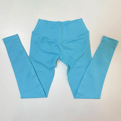 Leggings Deportivos Vision para Mujer, Pantalones de Yoga Sin Costuras con Efecto Push-Up, Leggings de Gimnasio con Cintura Cruzada, Leggings Deportivos para Levantar Glúteos