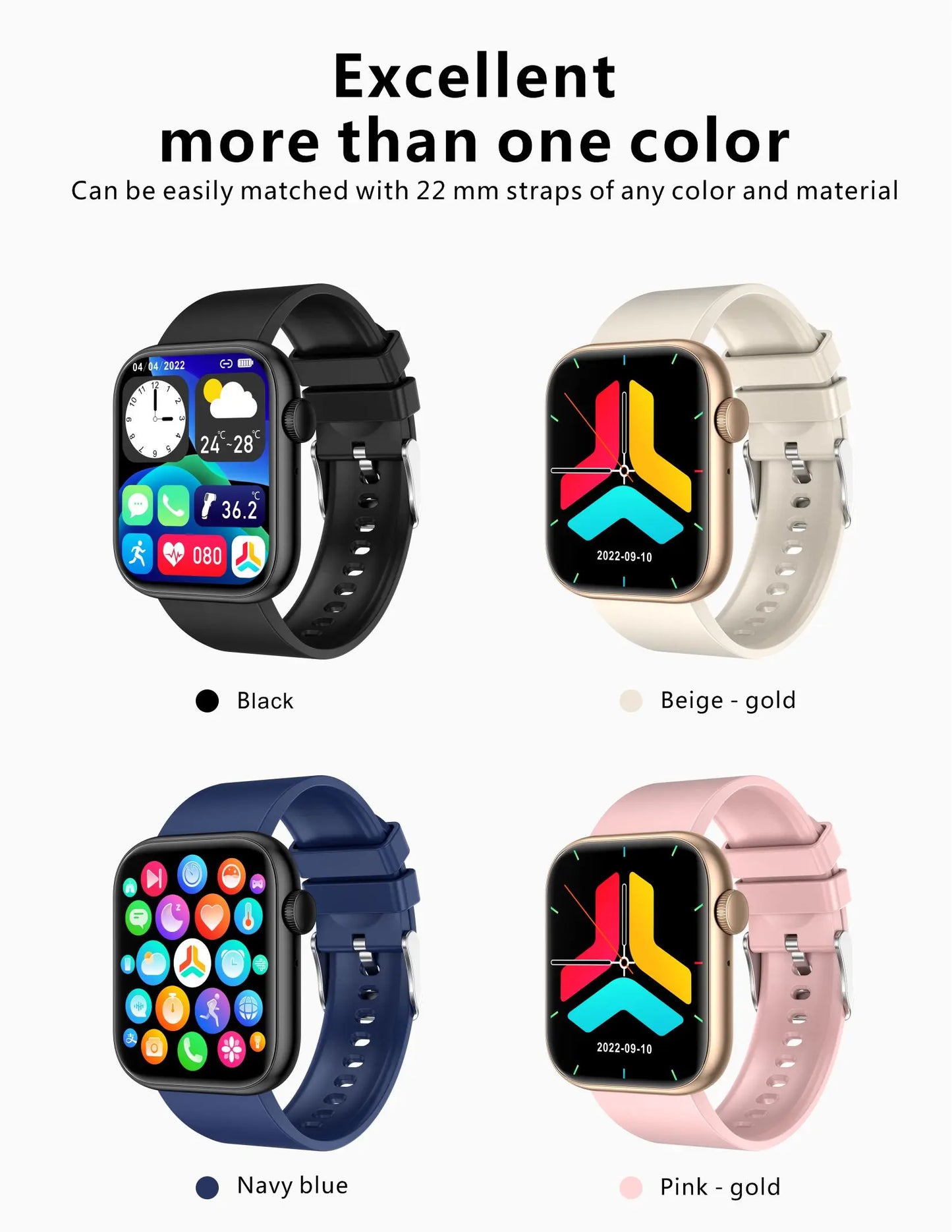 Reloj inteligente LIGE para Mujer, pantalla completamente táctil, llamada Bluetooth, relojes impermeables, rastreador deportivo de Fitness, Reloj inteligente para Mujer