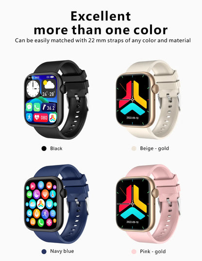 Reloj inteligente LIGE para Mujer, pantalla completamente táctil, llamada Bluetooth, relojes impermeables, rastreador deportivo de Fitness, Reloj inteligente para Mujer