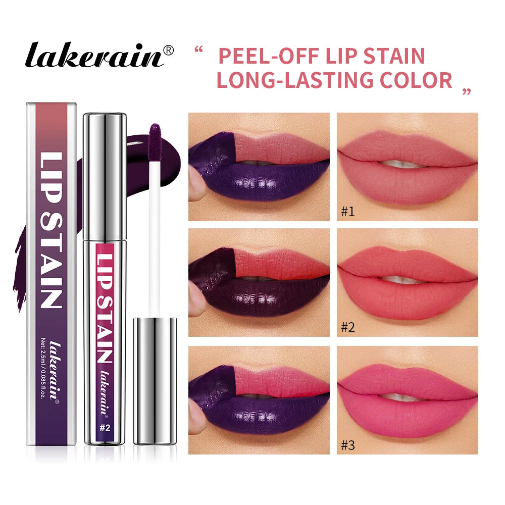 Tinte de labios rosa resistente al agua de larga duración, taza antiadherente a prueba de transferencia, tinte de labios Natural, cosméticos para mujer