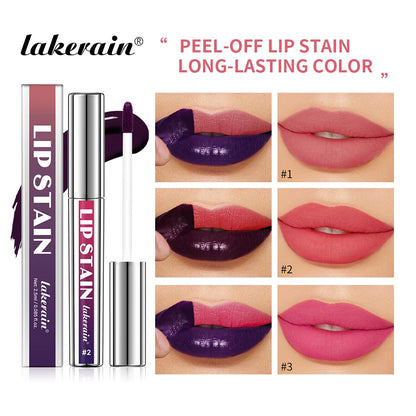 Tinte de labios rosa resistente al agua de larga duración, taza antiadherente a prueba de transferencia, tinte de labios Natural, cosméticos para mujer