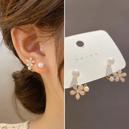 2023 New Fashion Trend Unique Design Elegant Delicate Lightweight Luxury Pearl Tassel Earrings High Jewelry Party Favors for Women