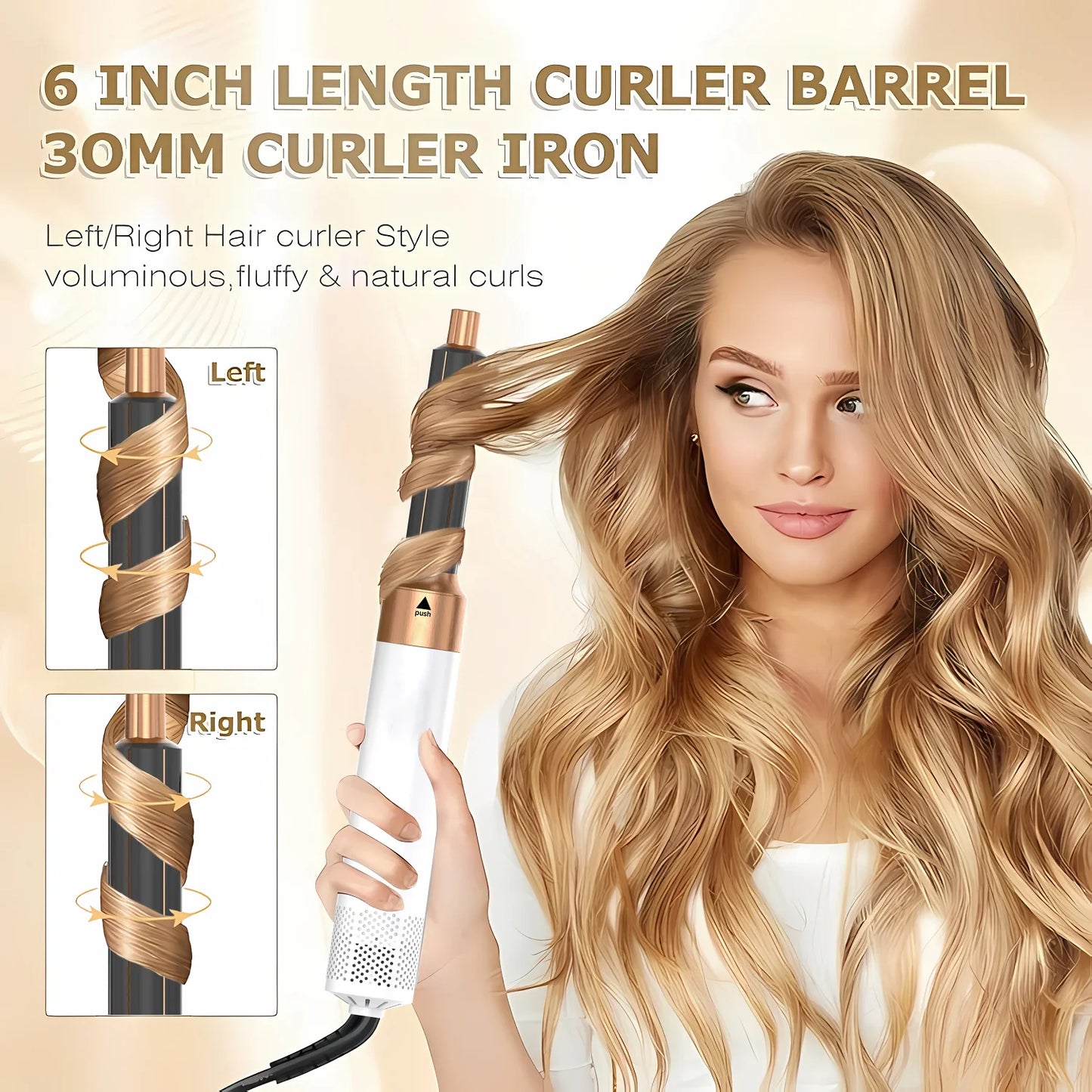 Secador de pelo profesional 5 en 1, peine de aire caliente, rizador para Dyson Airwrap, herramienta de estilismo, alisador de pelo, herramienta de peluquería