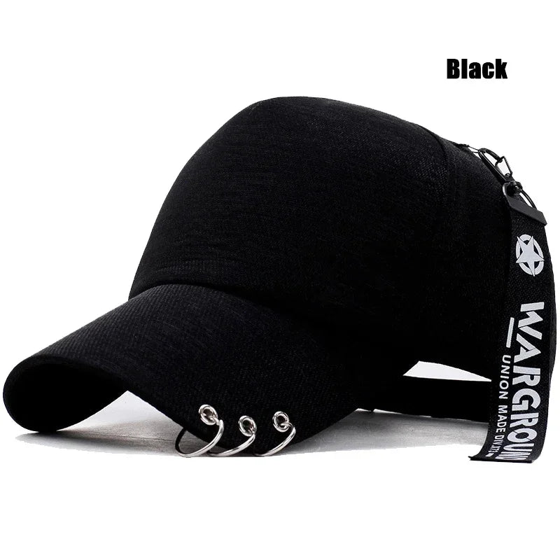 Gorra de Béisbol Clásica con Visera Metálica Personalizada, Estilo Ligero y Transpirable Cuatro colores para elegir