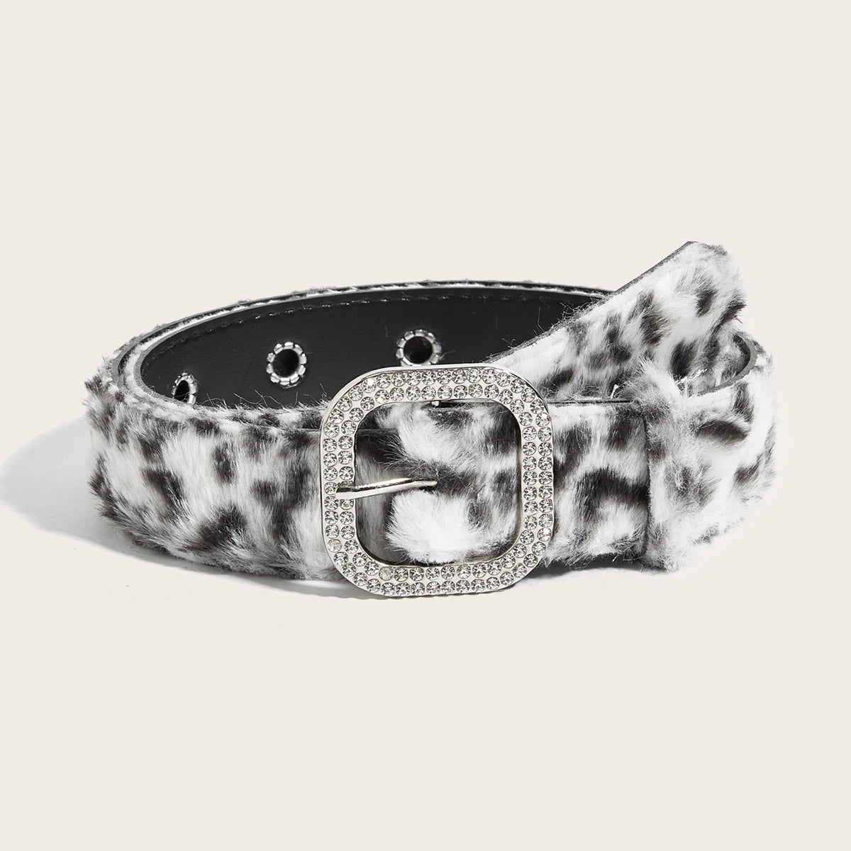 Women's Gothic Y2K Belts, Fashion Artificial Vivid Animal Leather Waistband, Hip Hop Punk Accessories, Pink Denim Waistband for Winter.