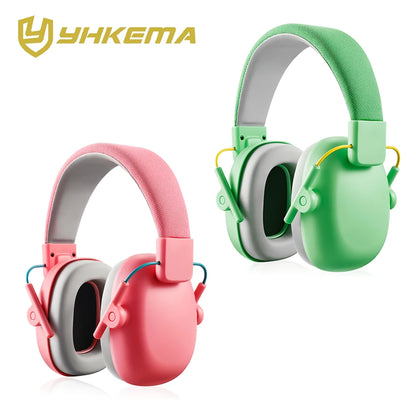 Kids protective ear muffs, 27dB hearing protection, soundproof headphones, safety reduction, noise cancelling
