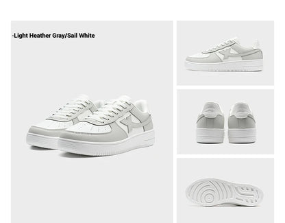 Xtep zapatos de skate para Mujer y hombres moda estilo callejero moda baja suela gruesa durabilidad cómodo zapato.