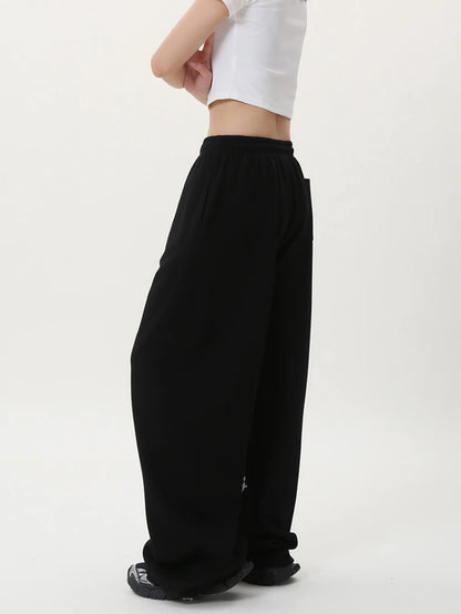 Street Dance Trendy Brand Jazz Dance Pants, American Retro Street Loose Sweatpants for Women, Hip Hop Dance Sweatpants
