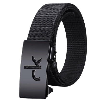 Men's Business Belt with Simple Retro Alloy Automatic Buckle, for Shorts, Belt Accessories, Fashion Casual Belt for Men and Women