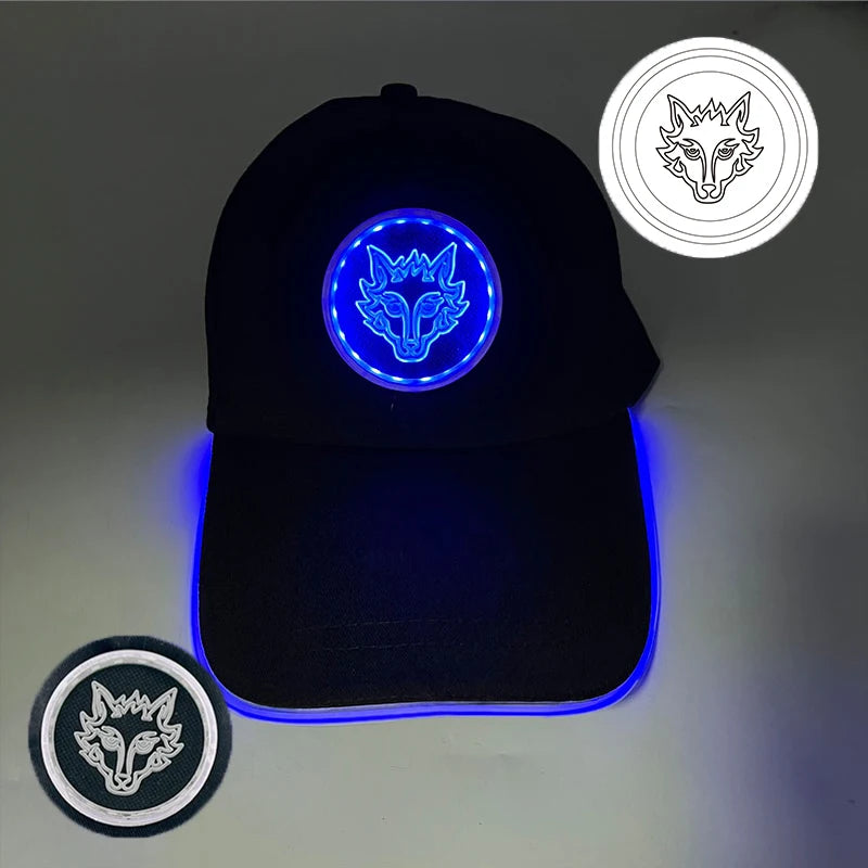 Sombrero fluorescente LED de fibra óptica, gorra de béisbol brillante de neón, suministros de fiesta de baile, sombrero de Rap de hip hop, accesorios de Club, disfraz