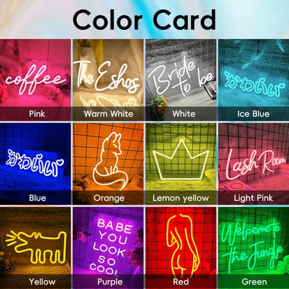 Custom LED Neon Sign, Personalized Name Sign, Wedding Decor for Store, Business, Wall, Room, Personalized Neon Gift for Kids