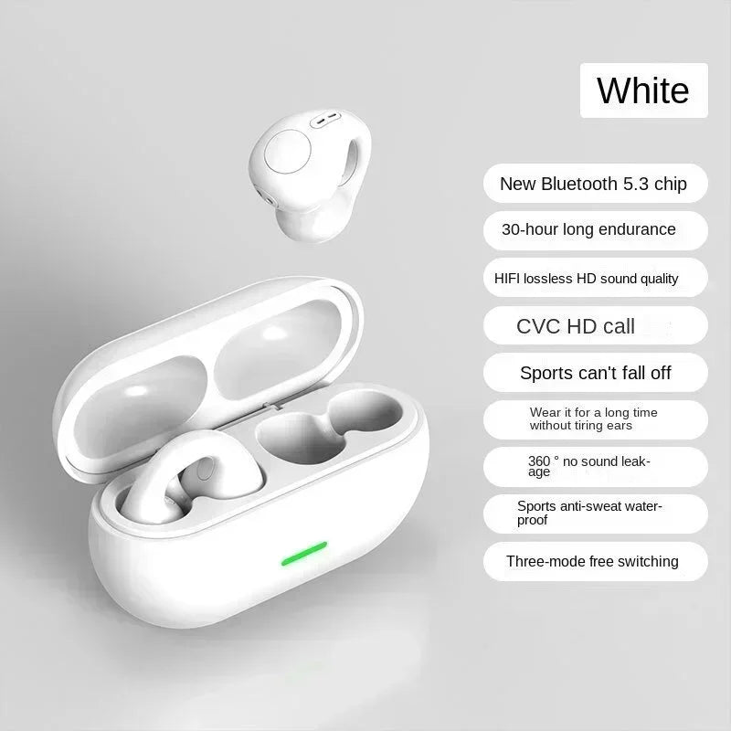 New Original T75 Bone Conduction Wireless Headphones Bluetooth 5.3 Sports Earphones HiFi Sound Quality TWS Waterproof Headset