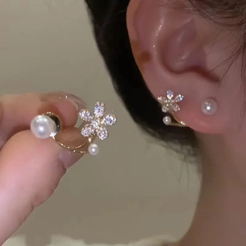 2023 New Fashion Trend Unique Design Elegant Delicate Lightweight Luxury Pearl Tassel Earrings High Jewelry Party Favors for Women